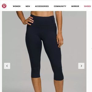 Lululemon Fast and Free High-Rise Crop 19"